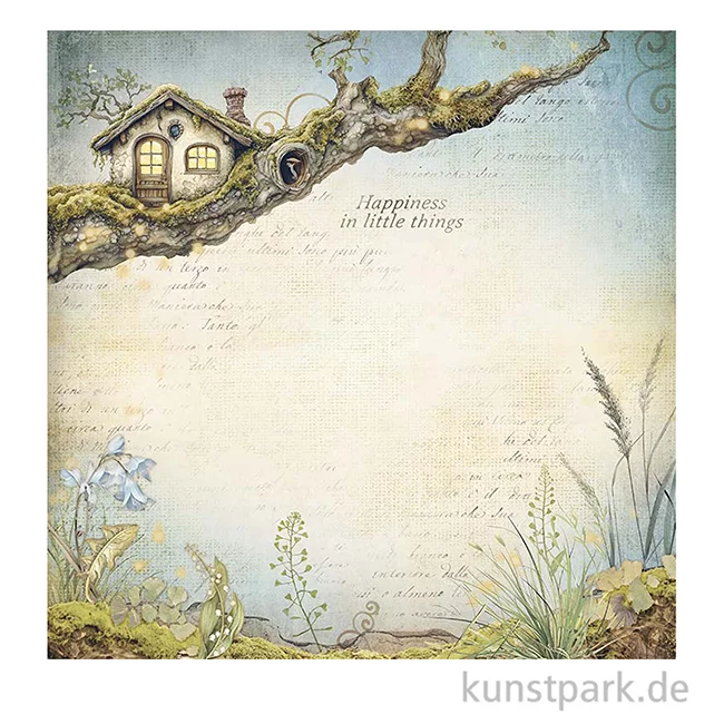 Artikelbild 2 des Artikels “Stamperia Scrappapier - Hidden Grove Treehouse, 30,5 x 30,5 cm “