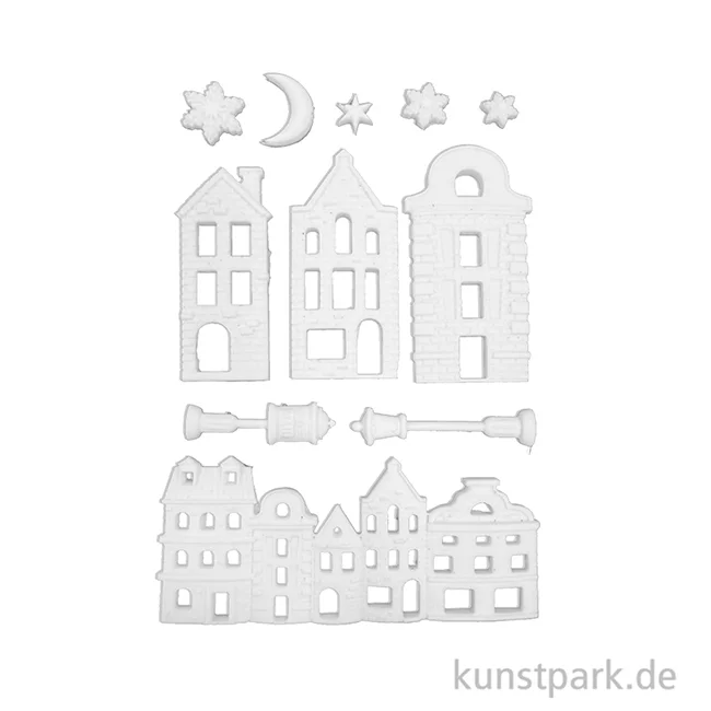 Artikelbild 2 des Artikels “Stamperia Silikon Gießform - Christmas Village, A5 “