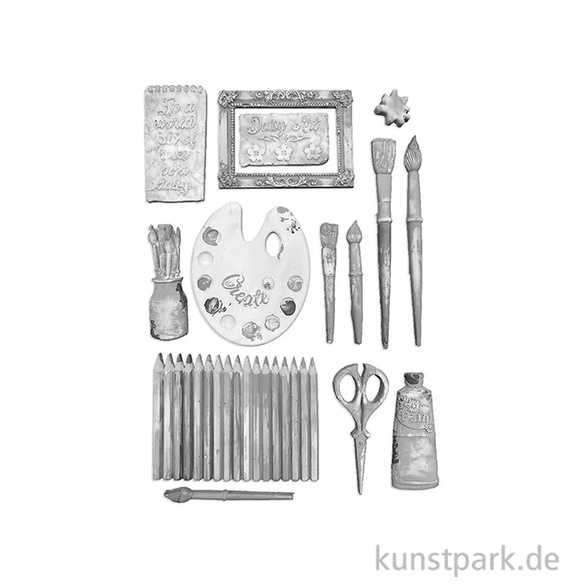 Artikelbild 2 des Artikels “Stamperia Silikon Gießform - Daisy Art Flowers And Butterfly, A5 “