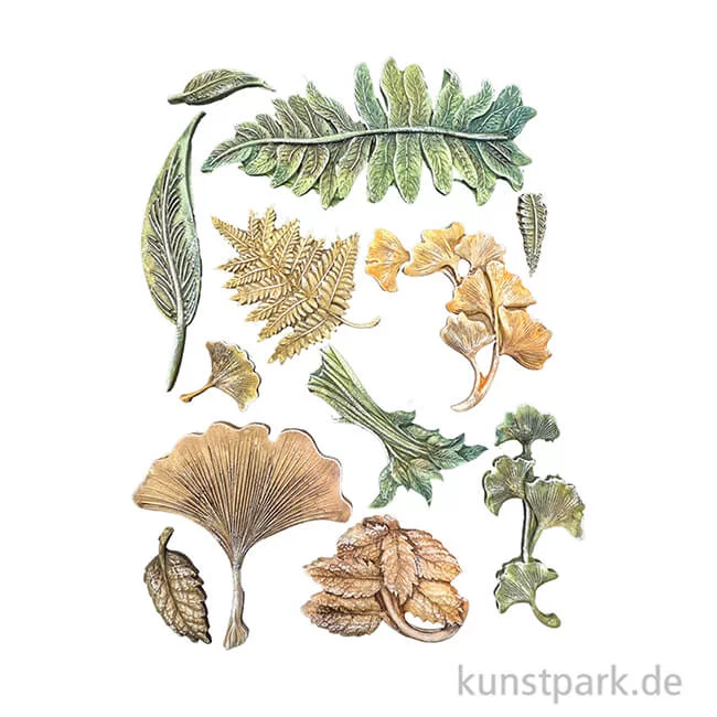 Artikelbild 2 des Artikels “Stamperia Silikon Gießform - Herbarium Silvae Botanical Leaf, A5 “