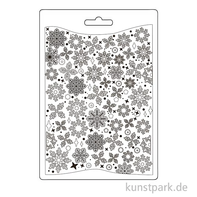 Artikelbild 2 des Artikels “Stamperia Soft Mould (Gießform) - Create Happiness Dew Snowflakes, A5 “