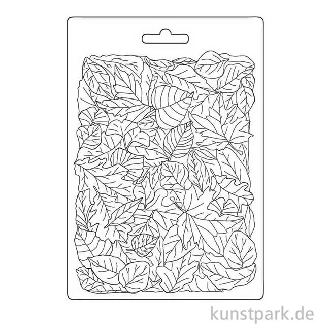 Artikelbild 2 des Artikels “Stamperia Soft Mould (Gießform) - Woodland Leaves Pattern, A5 “