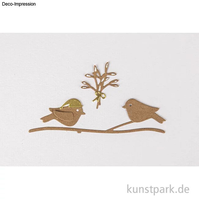 Artikelbild 2 des Artikels “Stanzschablonen Set - Wintervögel, 8 Stück “