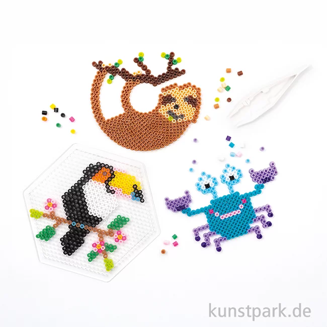 Artikelbild 2 des Artikels “Steckplatten-Set für Bügelperlen - Basic Groß, 3 Stück sortiert “