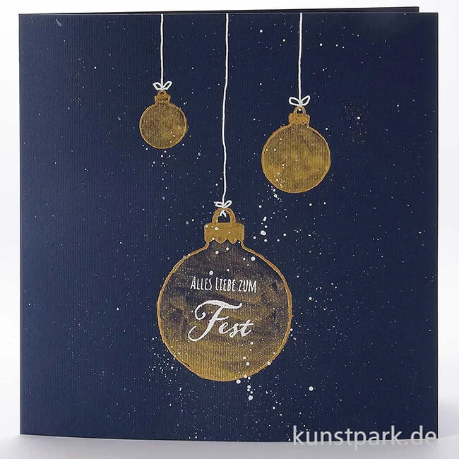 Artikelbild 2 des Artikels “Stempel - Christbaumkugel für kleine Kreise, 3 x 4 cm “