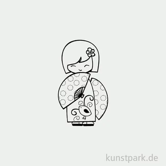 Artikelbild 2 des Artikels “Stempel - Dancing Girl, 4 x 6 cm “
