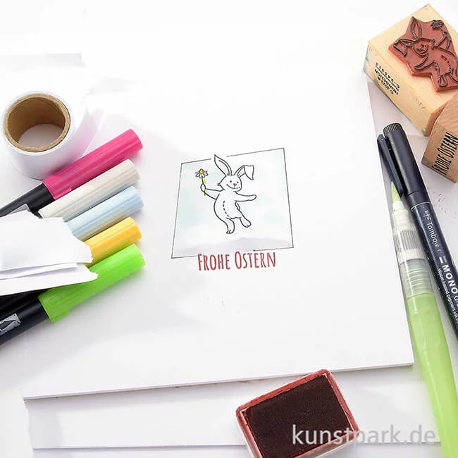 Artikelbild 2 des Artikels “Stempel - Hasi tanzt, 4 x 5 cm “