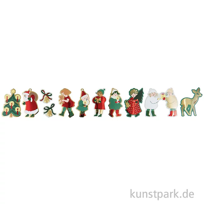 Artikelbild 2 des Artikels “Sticker - Weihnachtskinder, 100 Aufkleber “