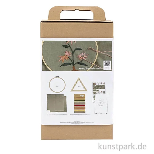 Artikelbild 2 des Artikels “Stickset für Anfänger - Rahmen, Staubgrün “