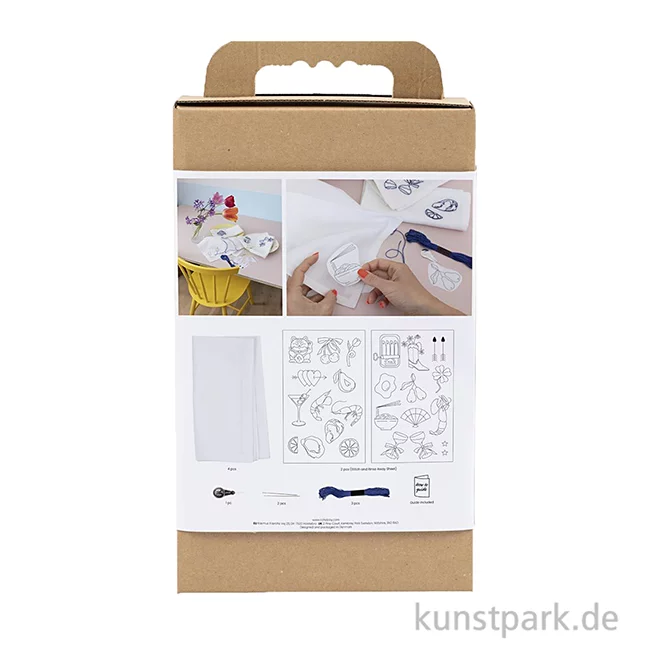 Artikelbild 2 des Artikels “Stickset mit Servietten + Zubehör, Creme “
