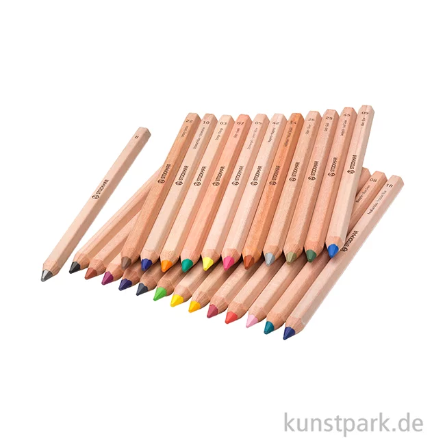 Artikelbild 2 des Artikels “STOCKMAR Buntstifte sechseckig, 24 Stifte im Metalletui “