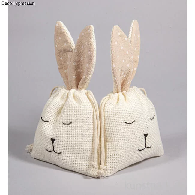 Artikelbild 2 des Artikels “Stoffsäckchen Hase, 12 x 21 cm, 2 Stück “