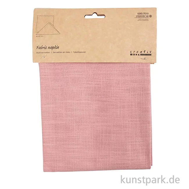 Artikelbild 2 des Artikels “Stoffservietten aus Baumwolle, Rosa, 42 x 42 cm, 2 Stück “