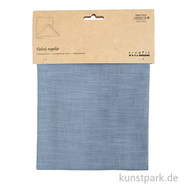 Artikelbild 2 des Artikels “Stoffservietten aus Baumwolle, Taubenblau, 42 x 42 cm, 2 Stück “