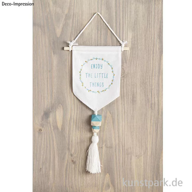 Artikelbild 2 des Artikels “Stoffwimpel zum Hängen - 3 Stück “