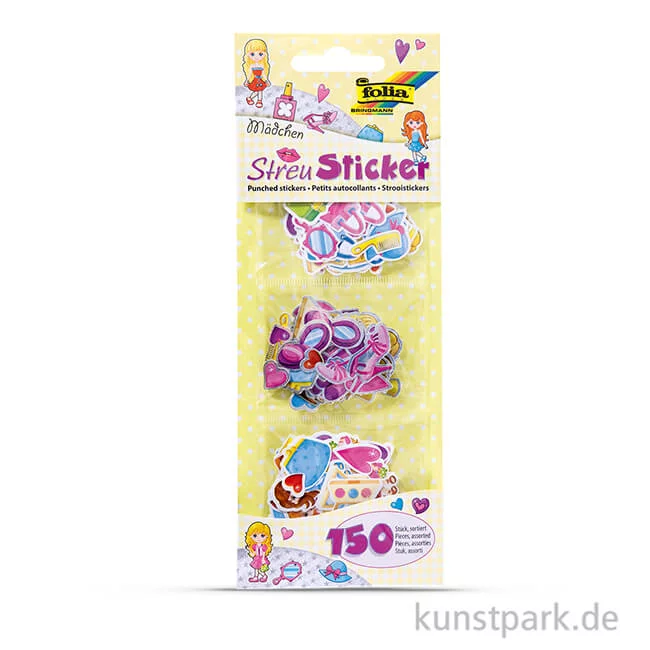 Artikelbild 2 des Artikels “Streusticker - Mädchen, 150 Stück sortiert “