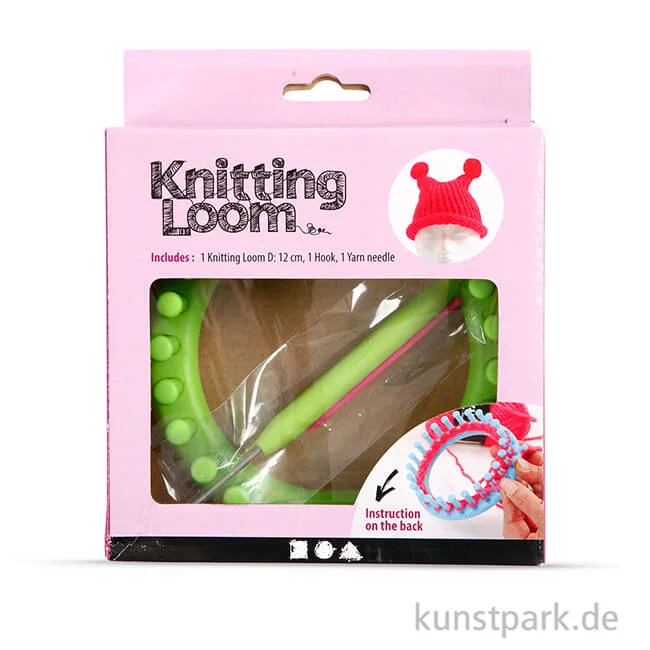 Artikelbild 2 des Artikels “Strickring aus Kunststoff, Durchmesser 12 cm mit Zubehör “