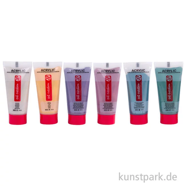 Artikelbild 2 des Artikels “Talens Art Creation Acrylfarben Set, 6 x 12 ml Tuben - Metallic “