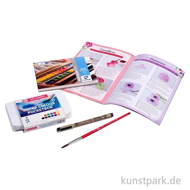Artikelbild 2 des Artikels “Talens Art Creation Aquarell Malset - Floral Watercolour, Blumenmotive “