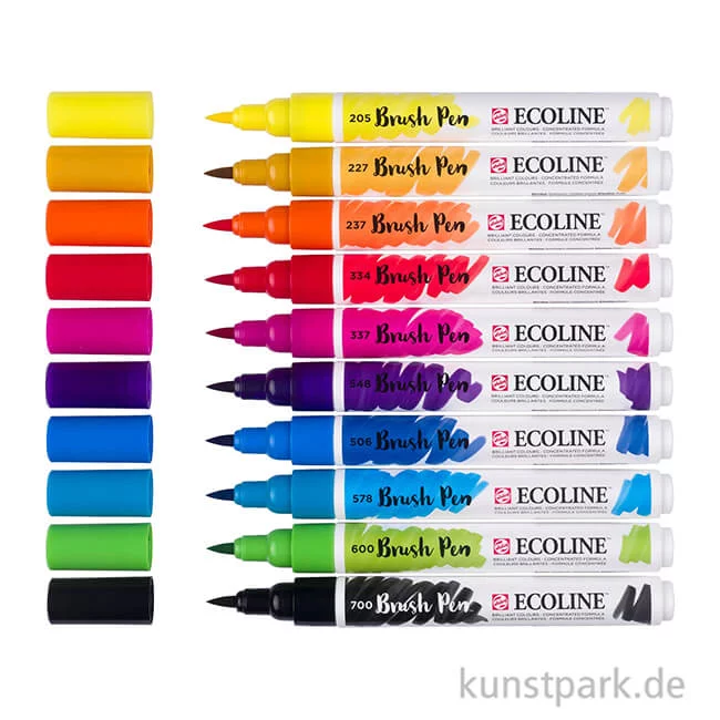 Artikelbild 2 des Artikels “Talens ECOLINE Brush Pen 10er Set “