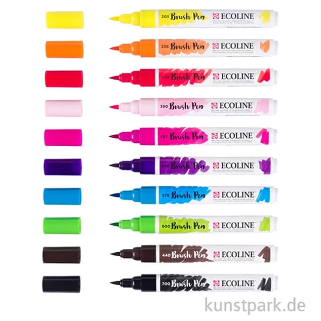 Artikelbild 2 des Artikels “Talens ECOLINE Brush Pen 10er Set - Helle Farben “