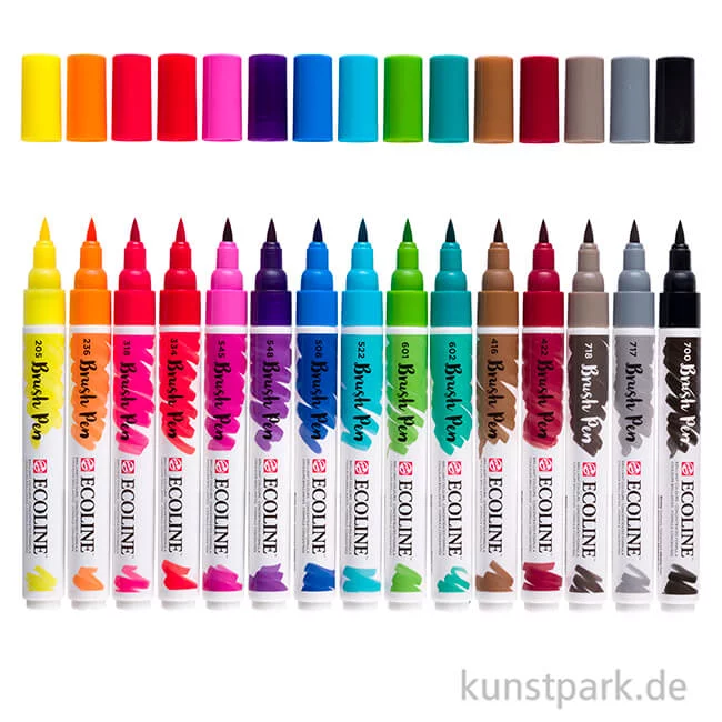 Artikelbild 2 des Artikels “Talens ECOLINE Brush Pen 15er Set “