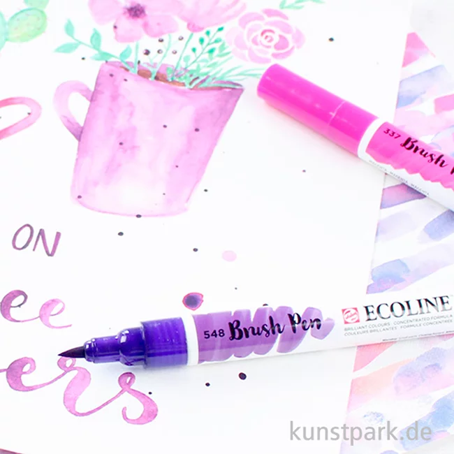 Artikelbild 2 des Artikels “Talens ECOLINE Brushpen “