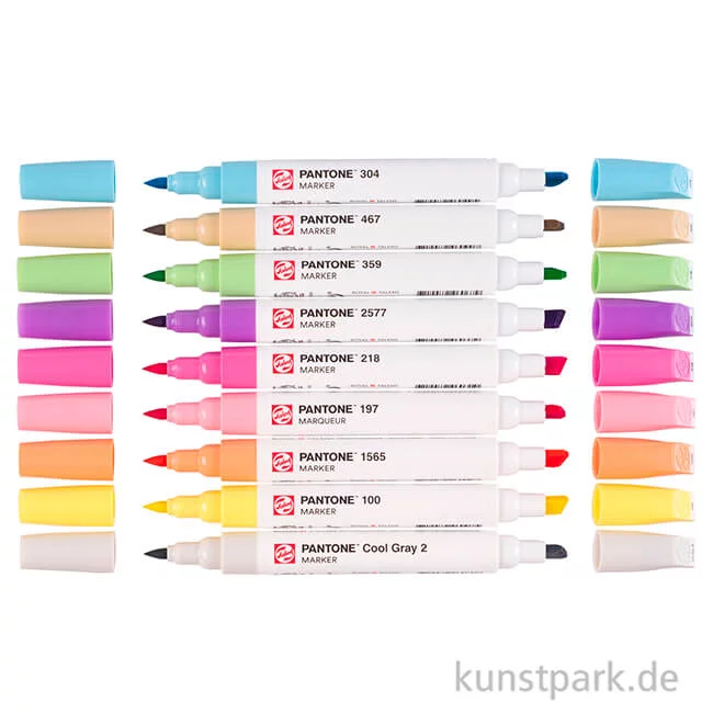 Artikelbild 2 des Artikels “Talens Pantone Marker Set - 9 Pastel Farben “