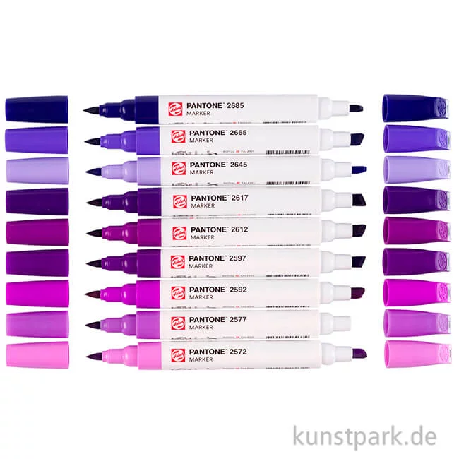 Artikelbild 2 des Artikels “Talens Pantone Marker Set - 9 Purple Farben “