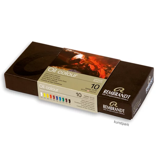 Artikelbild 2 des Artikels “Talens REMBRANDT Ölfarbe Basis-Set mit 10 x 15 ml Tuben im Karton “