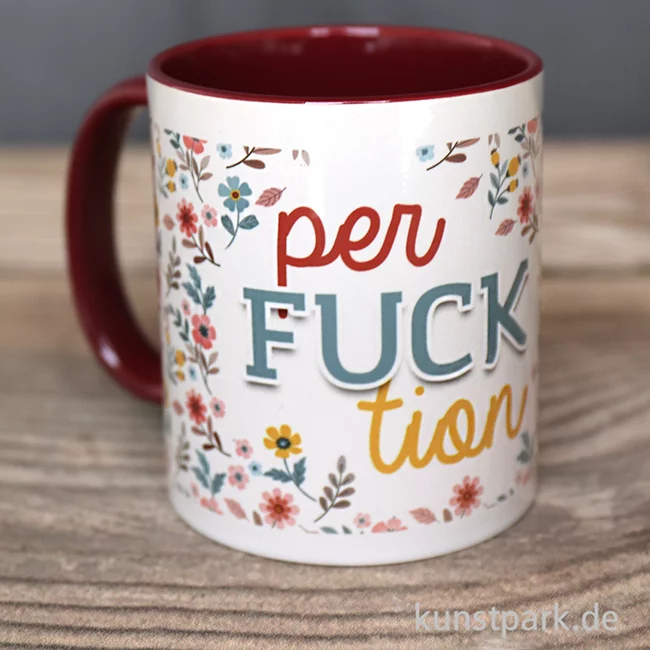Artikelbild 2 des Artikels “Tasse, Bordeaux, Bedruckt, Design, Perfcktion “