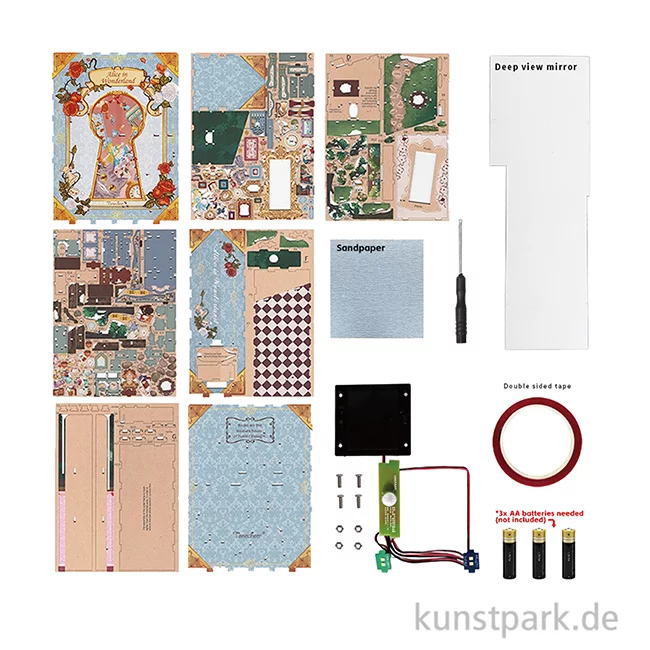 Artikelbild 2 des Artikels “TONECHEER Book Nook - Alice in Wonderland “