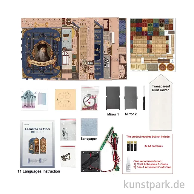 Artikelbild 2 des Artikels “TONECHEER Book Nook - Leonardo da Vinci “