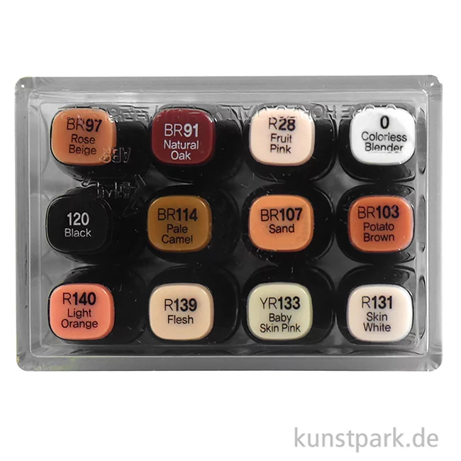 Artikelbild 2 des Artikels “TOUCH Twin Marker Set 12er - Skin Tones “