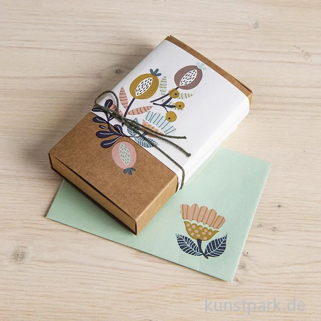 Artikelbild 2 des Artikels “Transfer Rub On - Botanical Flowers, verschiedene Designs, 3 Bogen “