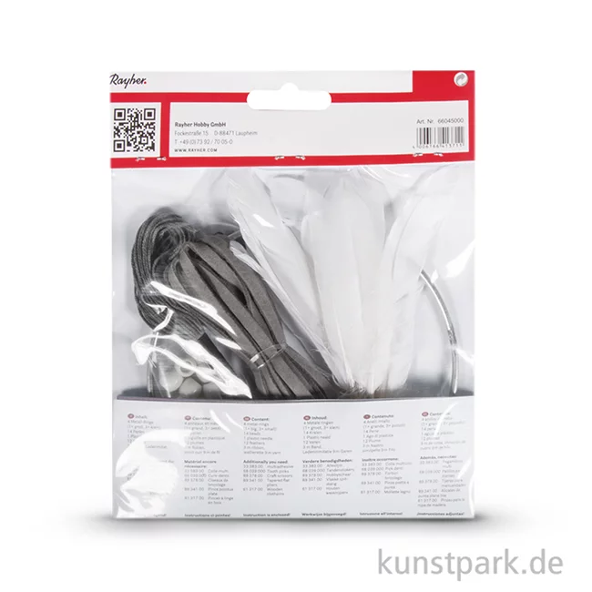 Artikelbild 2 des Artikels “Traumfänger Set - Weiß-Grau, 17x33 cm “