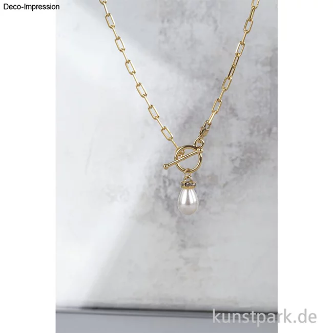 Artikelbild 2 des Artikels “Tropfen Charms, Gold, 6x8+6x12+8x16+10x14 mm, 4 Stück “