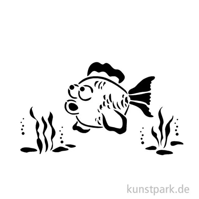 Artikelbild 2 des Artikels “Viva Decor Universal-Schablone DIN A3 - Fisch “