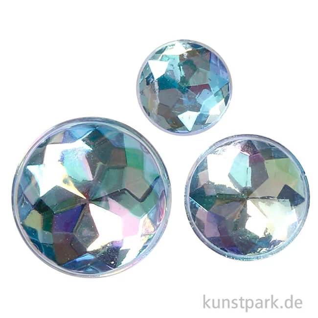 Artikelbild 2 des Artikels “Vivi Gade London - Strasssteine, selbstklebend, blau mit Facette, 40 Stück “