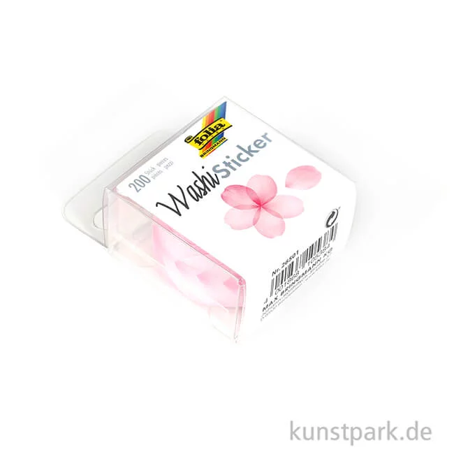 Artikelbild 2 des Artikels “Washi-Sticker - Blüten Rosé, 200 Stück “