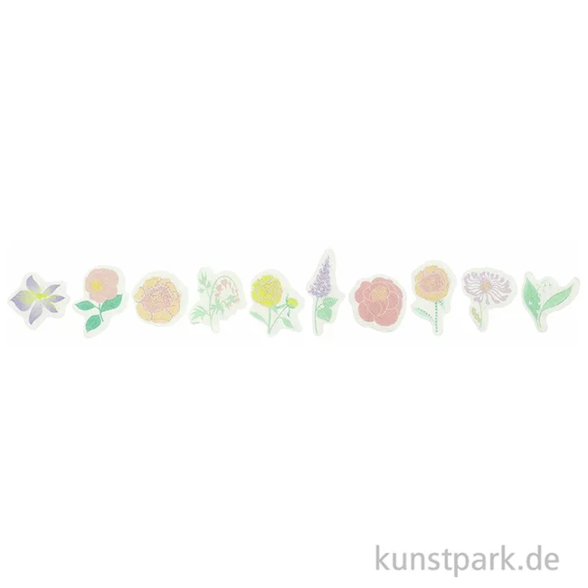 Artikelbild 2 des Artikels “Washi Sticker - Blumen, Pastell, The Sky is the Limit, 200 Aufkleber “