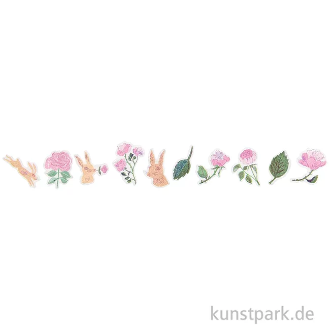 Artikelbild 2 des Artikels “Washi Sticker - La Vie en Rose, 200 Aufkleber “