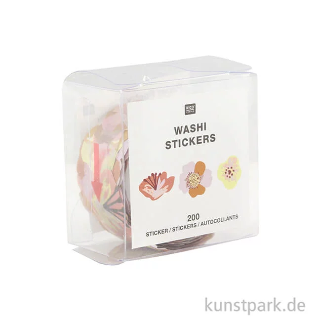Artikelbild 2 des Artikels “Washi-Sticker - Nature Matters Blumen, 200 Stück “