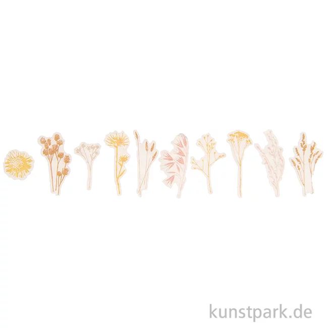 Artikelbild 2 des Artikels “Washi Sticker - Transformation Trockenblumen, 200 Stück “