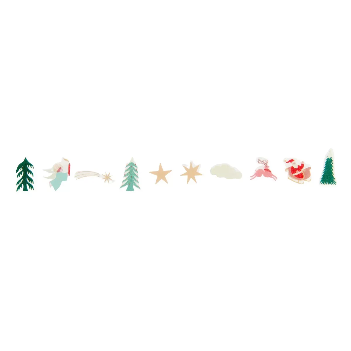 Artikelbild 2 des Artikels “Washi Sticker - Winterwald, 200 Aufkleber “