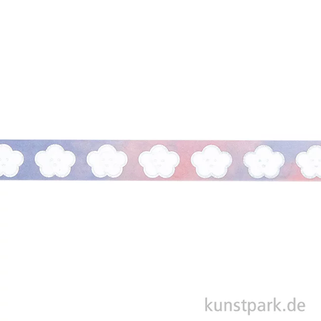 Artikelbild 2 des Artikels “Washi Tape - Chingu, Wolken, 15 mm, 10 m Rolle “