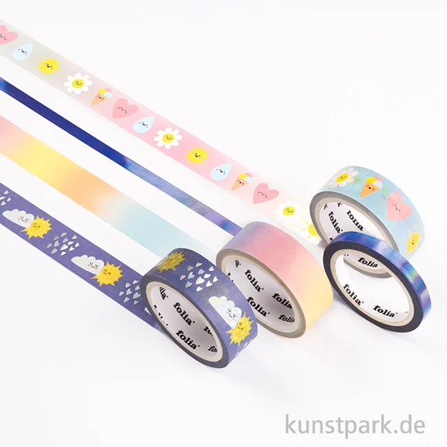Artikelbild 2 des Artikels “Washi-Tape Hotfoil - SUNNYSIDE, 4er Set, je 5 m “