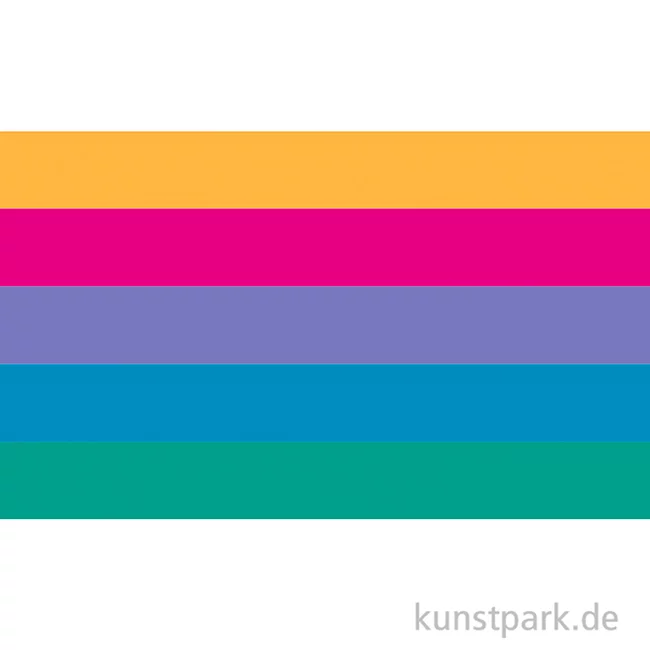 Artikelbild 2 des Artikels “Washi-Tape Set - BASIC Colours, 10 mm, 5 Rollen, je 10 m “
