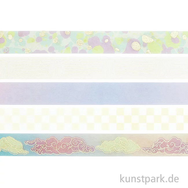 Artikelbild 2 des Artikels “Washi Tape Set - Himmel, Pastell, 5 Stück, je 10 m “