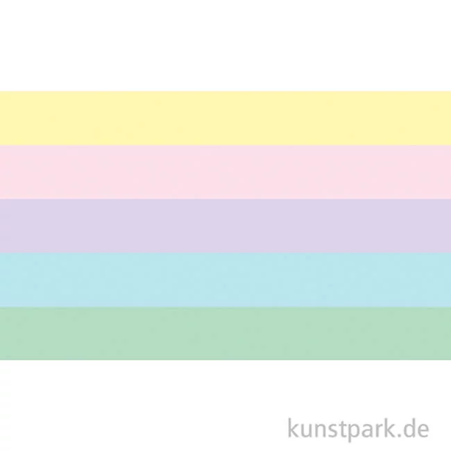 Artikelbild 2 des Artikels “Washi-Tape Set - PASTELL, 10 mm, 5 Rollen, je 10 m “